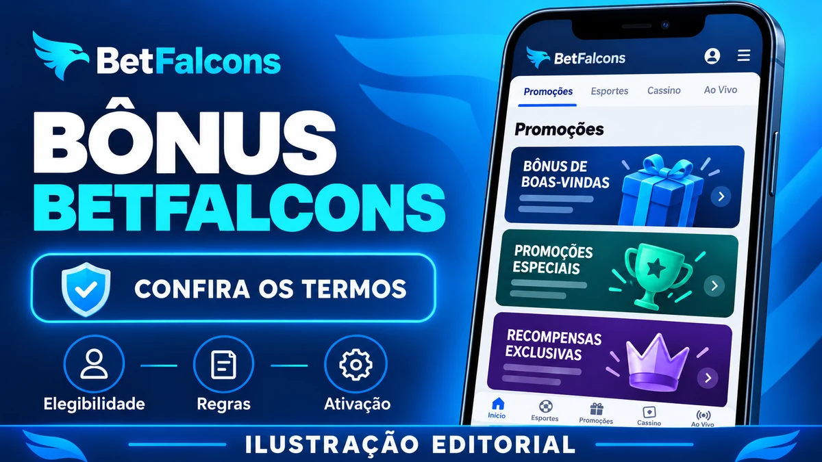 Guia editorial de cupom e bônus BetFalcons